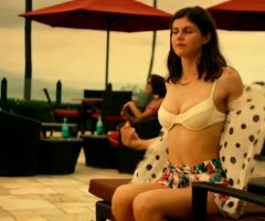 Alexandra Daddario Stripping To Her Bikini In Episode 1 Of The White Lotus