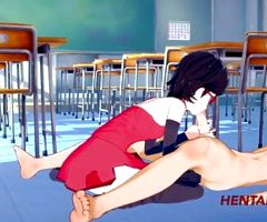 Boku no Hero Boruto Naruto Hentai – Bakugou & Sarada Sex 2