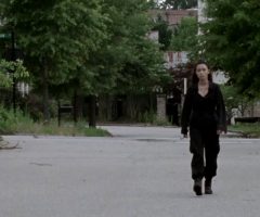 Christian Serratos Casual Jiggles In The Walking Dead