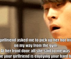Hot Asian Boyfriend Gets Horny After Workout And Fucks Girlfriend's Slutty Friend