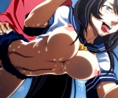 Hot hentai uniform picture with a amazing big tits coed