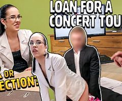 LOAN4K. Girl needs musical instruments and decides to fuck for loan