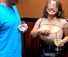 One Too Many And Letting A Stranger Fondle Her Boob