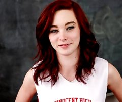 Petite High School Teen Redhead Cheerleader Has Sex With Teacher