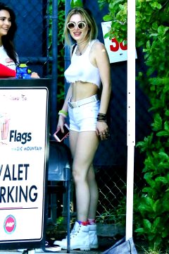Bella Thorne In Los Angeles Yesterday.